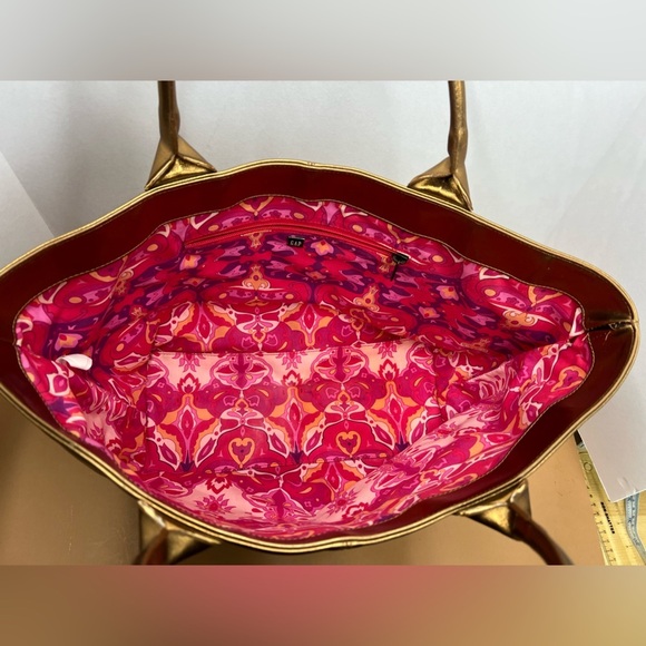 GAP tote bag metallic gold - Picture 5 of 8